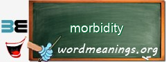 WordMeaning blackboard for morbidity